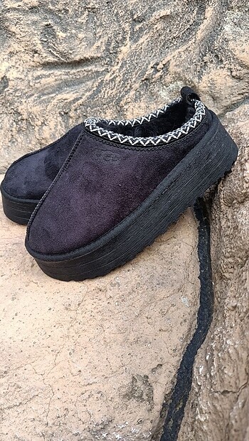 40 Beden UGG Siyah Tazz Slipper Terlik