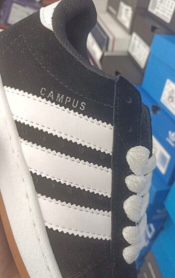 36 Beden siyah Renk Adidas Campus Siyah