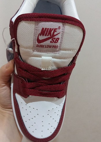 36 Beden Nike Dunk Low Bordo Kadın Spor Ayakkabı