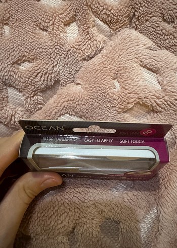 OCEAN 5D Mink El Yapımı Suya Dayanıklı Takma Kirpik - Görsel 3