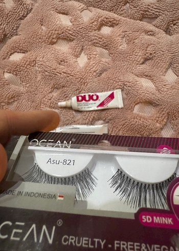 OCEAN 5D Mink El Yapımı Suya Dayanıklı Takma Kirpik - Görsel 6