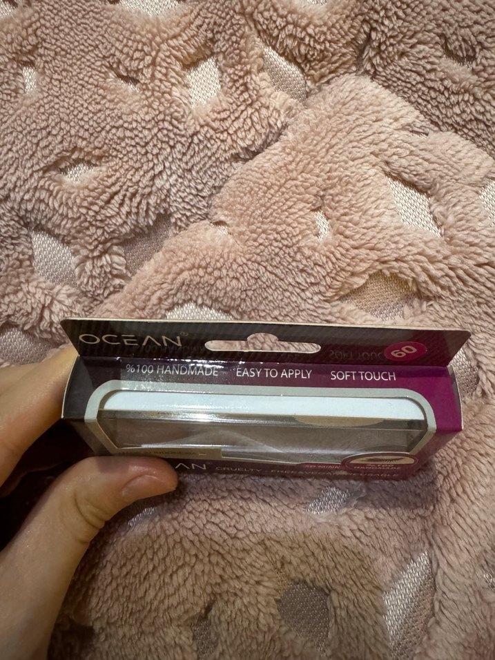 OCEAN 5D Mink El Yapımı Suya Dayanıklı Takma Kirpik - Görsel 3