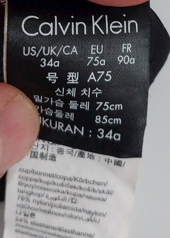 orijinal Calvin Klein sütyen 75a - Görsel 5