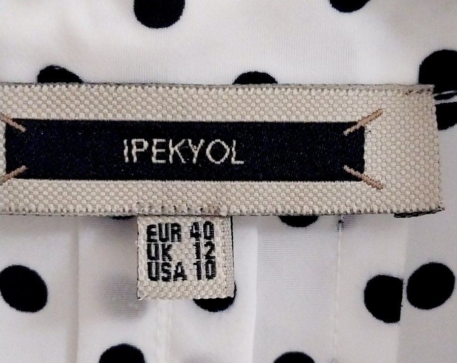 IPEKYOL puantiyeli elbise , 40 beden - Görsel 2