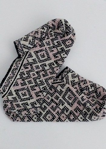 Bohem 2 çift  karışık desenli patik 36 numara, sıfır ürün - Görsel 2