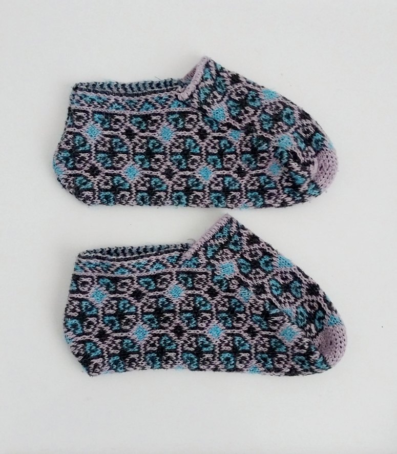 Bohem 2 çift  karışık desenli patik 36 numara, sıfır ürün - Görsel 4