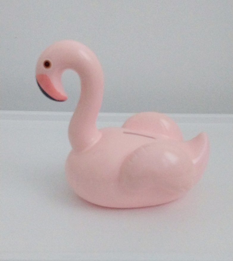 Pembe Flamingo Biblo Kumbara - Görsel 3