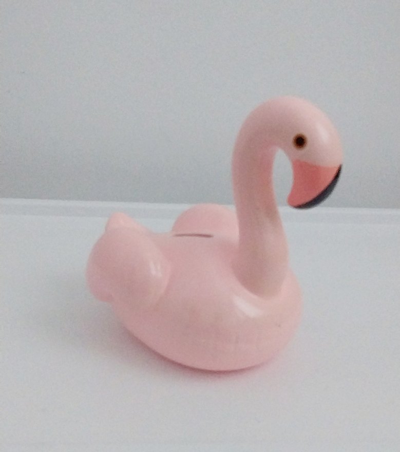 Pembe Flamingo Biblo Kumbara - Görsel 2
