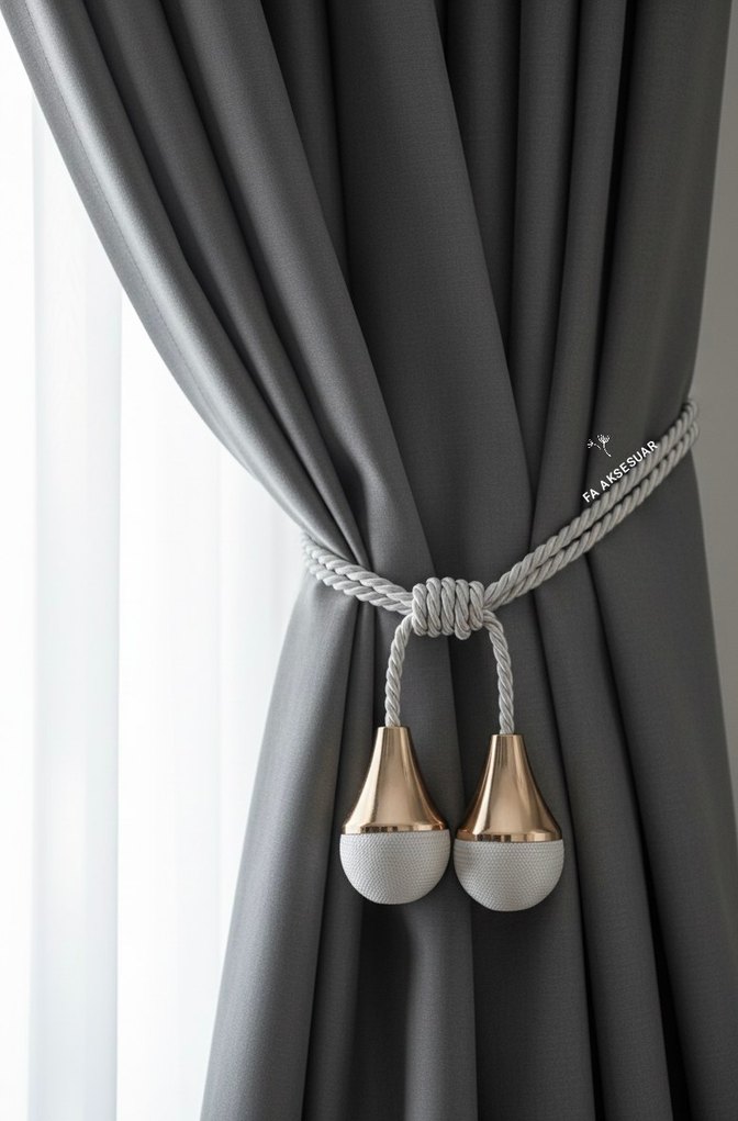 Fon Perde Toplama Halatı Braçol (Yeni Model) - Görsel 5