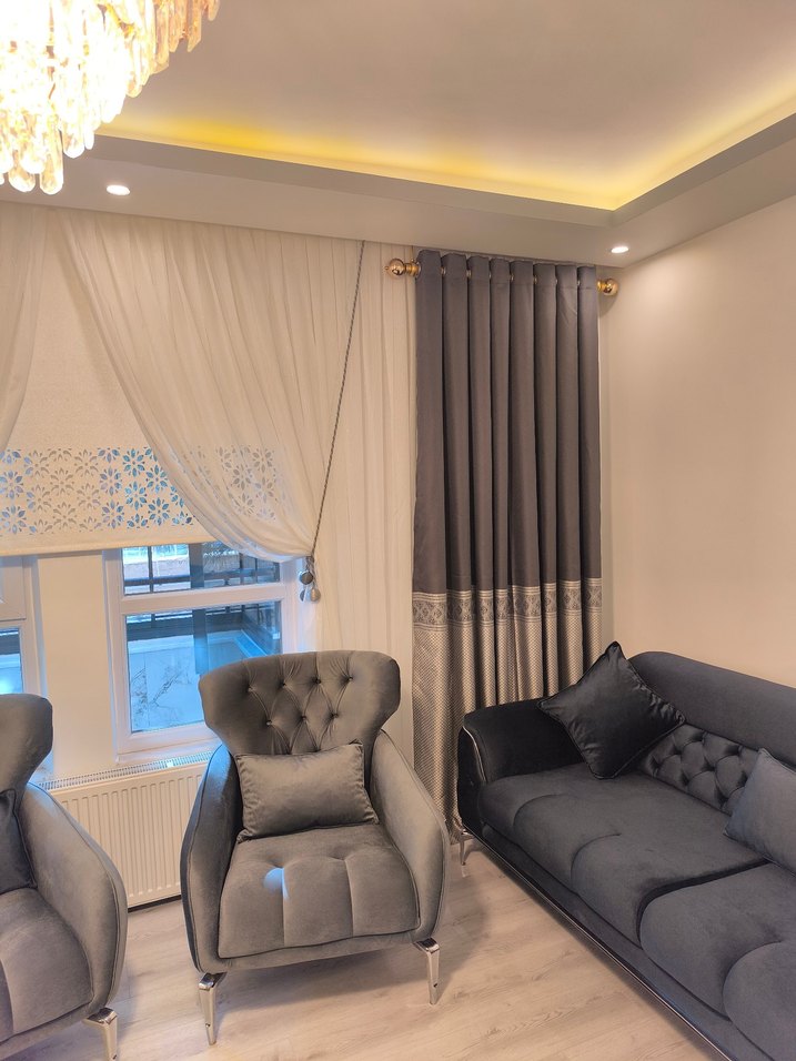 Yeni Model Rustik Fon Perde Aksesuarları - Görsel 2