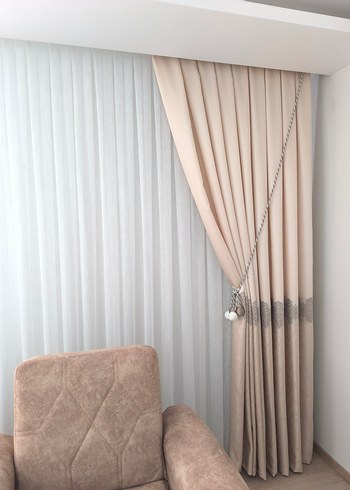 4 toplu modern perde toplama halatı. - Görsel 2