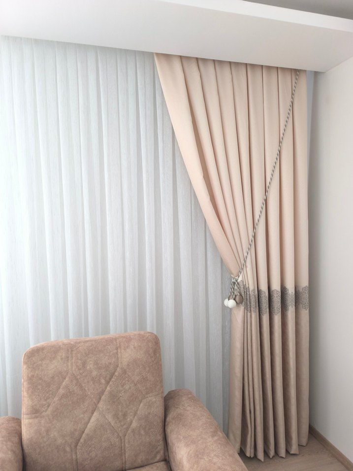 4 toplu modern perde toplama halatı. - Görsel 2