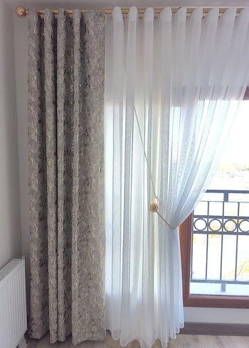 2Adet Yeni Model Metal Perde Halatı - Görsel 2