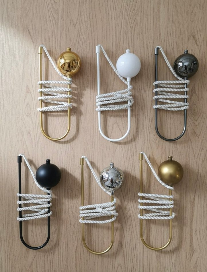 2Adet Yeni Model Metal Perde Halatı - Görsel 3