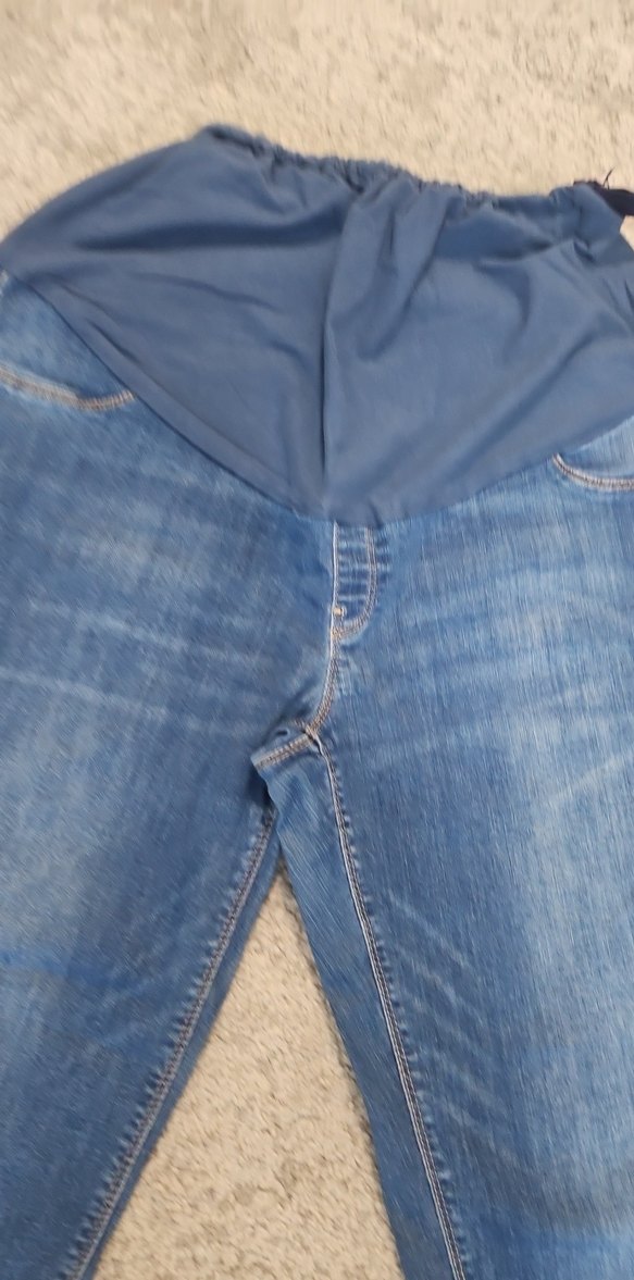 Rahat Kesim Hamile Kot Pantolon - Görsel 2