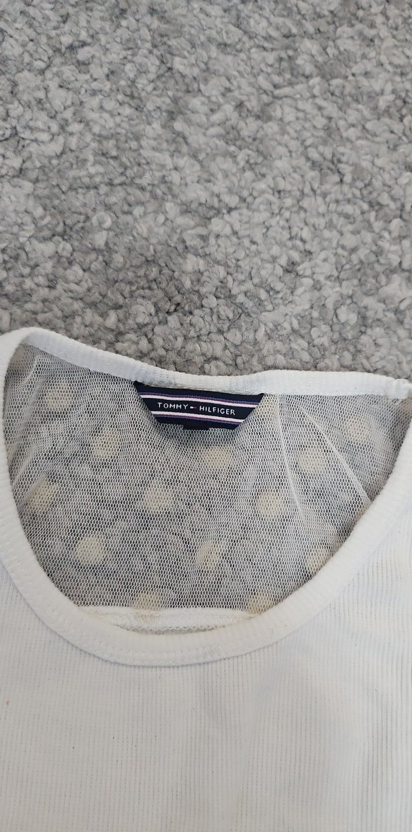 Kız Çocuk Beyaz Pamuklu Kolsuz Atlet - Görsel 2