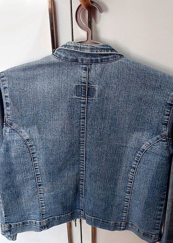 l Beden mavi Renk y2k vintage kot ceket