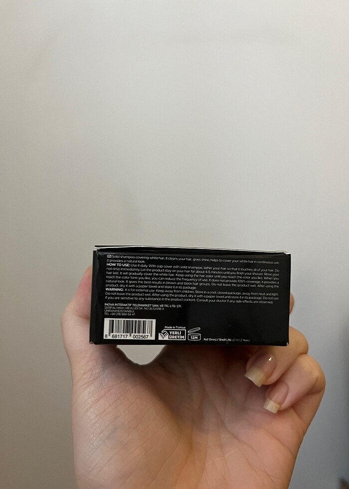 Erkek katı şampuan - Görsel 2