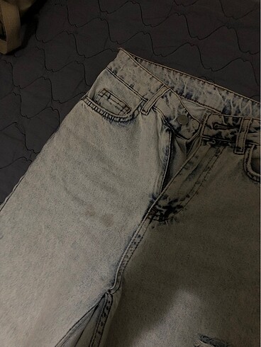 s Beden mavi Renk Yırtık pantalon