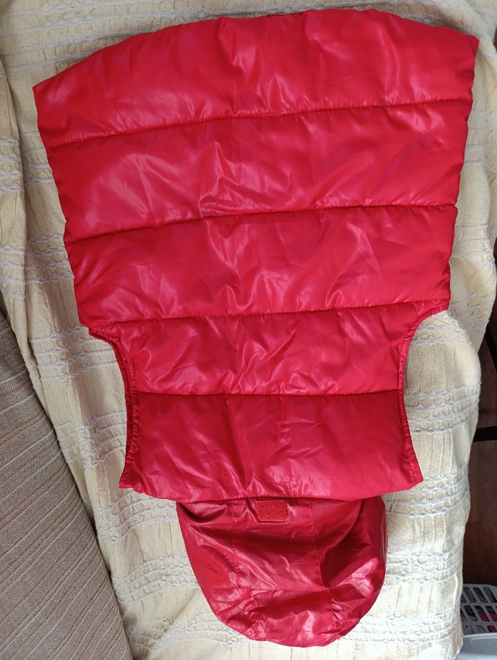 Kırmızı Kapüşonlu Fermuarlı çocuk Yelek - Görsel 3
