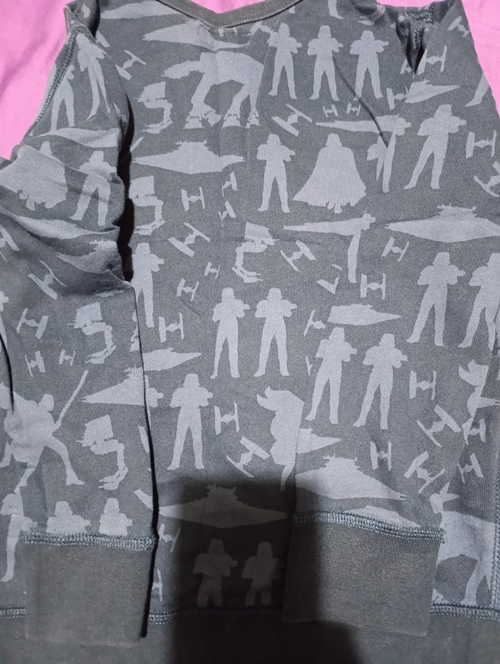 Star Wars Baskılı Gri Erkek çocuk Sweatshirt - Görsel 4