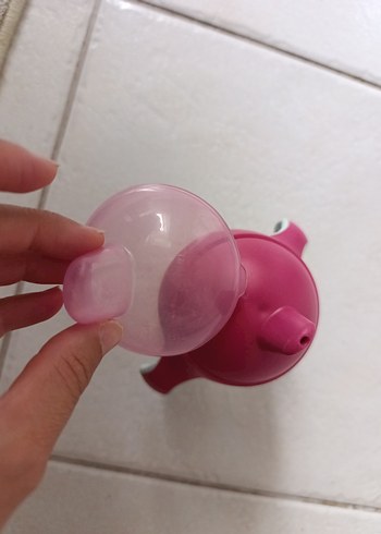 Philips Avent Penguen Baskılı Pembe Bebek suluk - Görsel 4