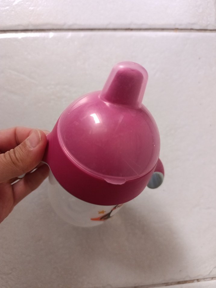 Philips Avent Penguen Baskılı Pembe Bebek suluk - Görsel 2