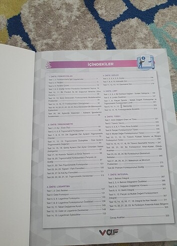  VAF ayt matematik 