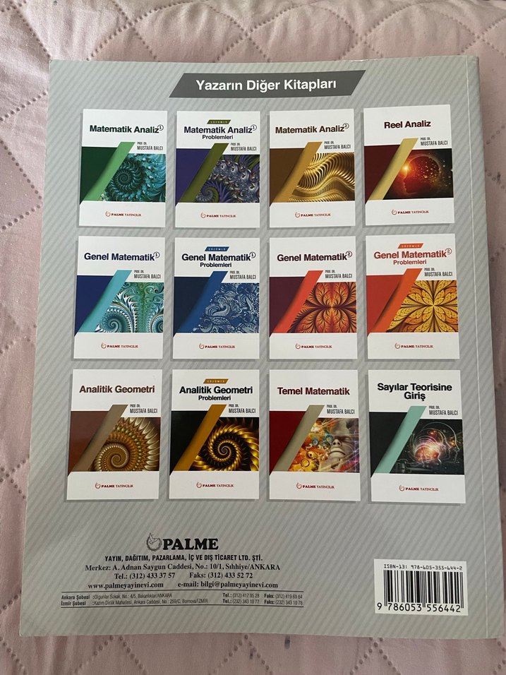 Matematik Çözümlü Analiz 2 - Mustafa Balcı Palme kitap - Görsel 5
