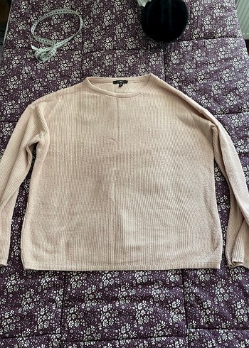 Mavi marka Pembe Kadın Triko Kazak - Görsel 2