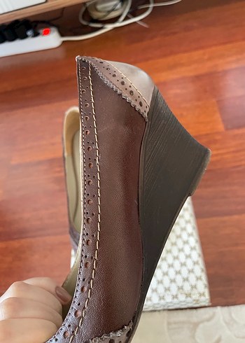 Tergan Dolgu Topuklu Ayakkabı - Görsel 6