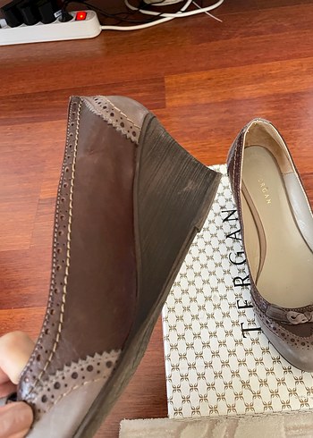 Tergan Dolgu Topuklu Ayakkabı - Görsel 3