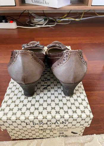 Tergan Dolgu Topuklu Ayakkabı - Görsel 5