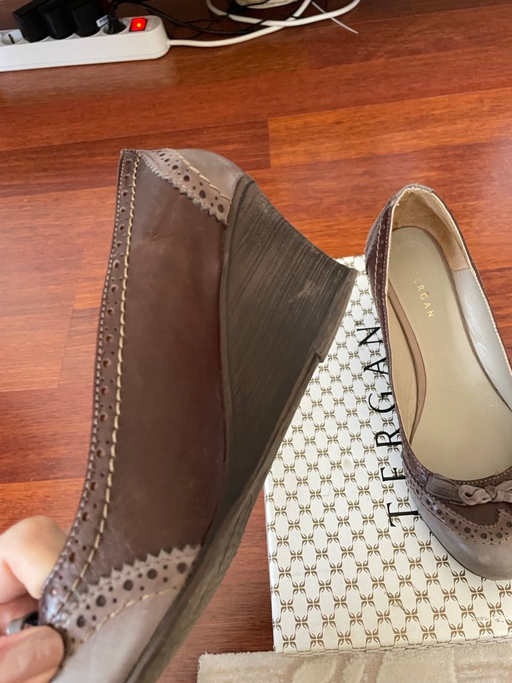 Tergan Dolgu Topuklu Ayakkabı - Görsel 3