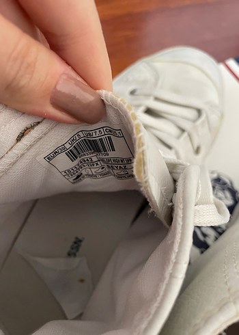 U.S. POLO ASSN kadın converse model beyaz ayakkabı - Görsel 2