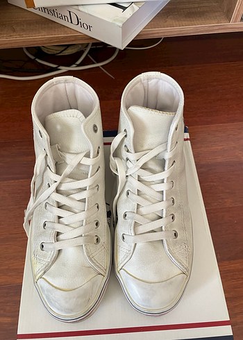 U.S. POLO ASSN kadın converse model beyaz ayakkabı - Görsel 3