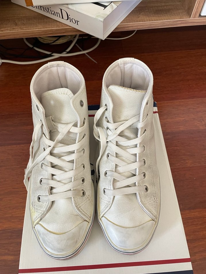 U.S. POLO ASSN kadın converse model beyaz ayakkabı - Görsel 3