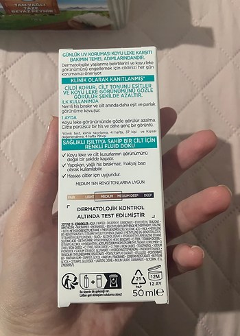L'Oréal Paris Bright Reveal SPF 50 Yüz Güneş Kremi - Görsel 3