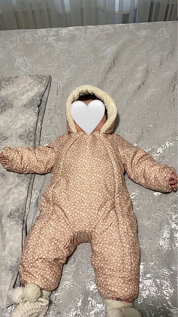 H&M Kız Bebek Astronot Tulumlu Mont