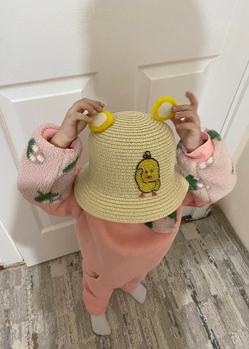 Nakışlı Örgü Çocuk Şapkası - Görsel 4