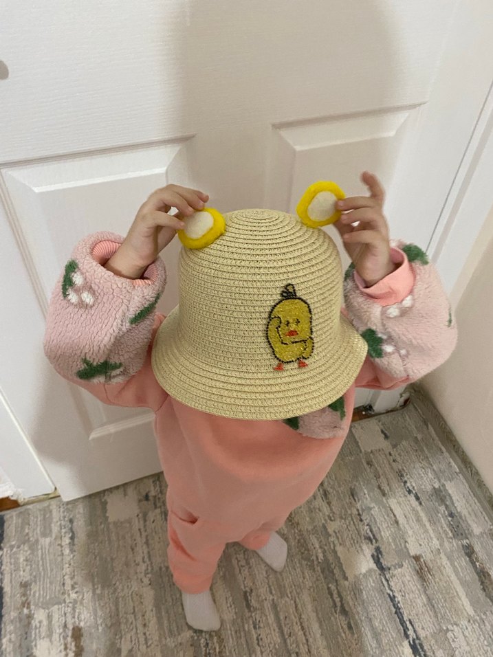 Nakışlı Örgü Çocuk Şapkası - Görsel 4