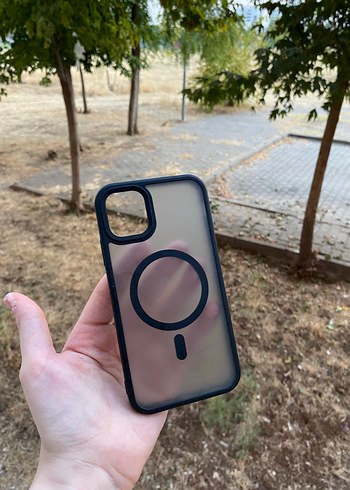 İPhone 11 Uyunlu Maf Şeffaf Siyah Telefon Kılıfı