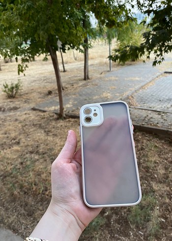 İPhone 11 Uyumlu Şeffaf Beyaz Gri Telefon Kılıfı