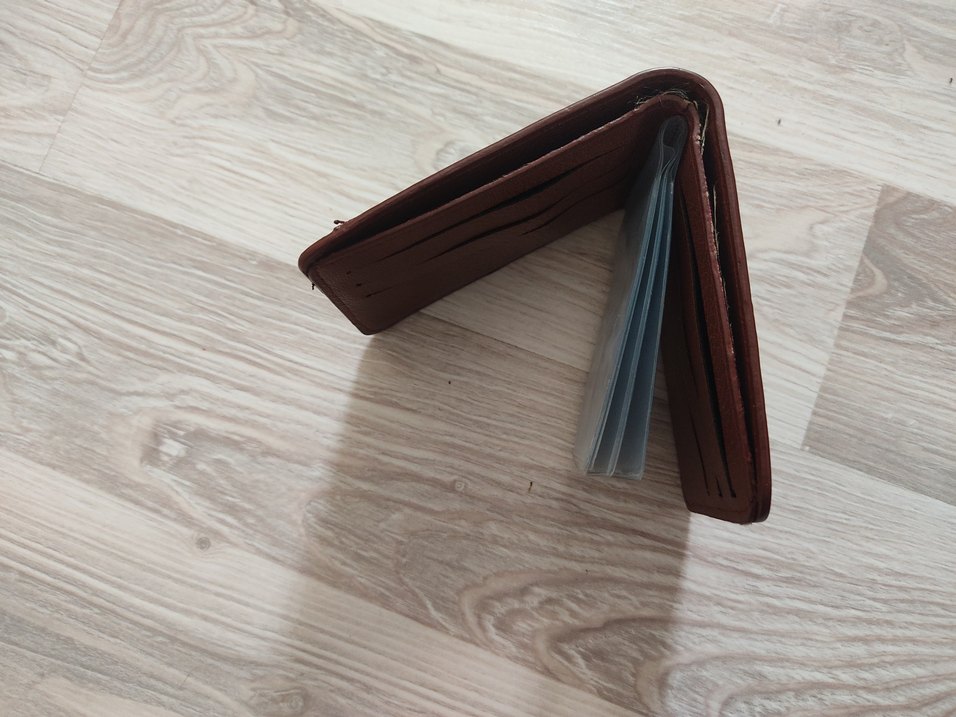 Kahverengi Minimalist Erkek Cüzdanı - Görsel 3