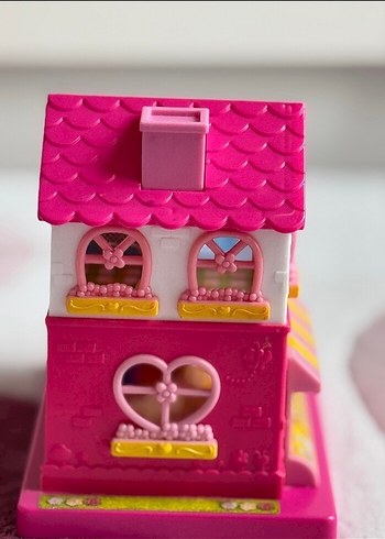 Pembe Mini Oyuncak Ev Seti