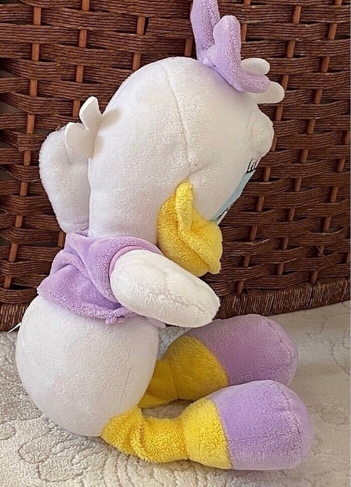 Mor Renkli Peluş Ördek Oyuncak - Görsel 3