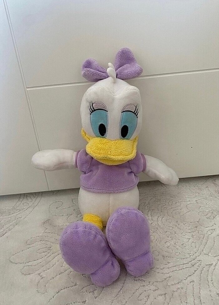 Mor Renkli Peluş Ördek Oyuncak - Görsel 2