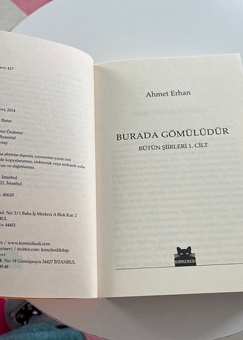 Burada Gömülüdür 1. Cilt - Ahmet Erhan - Görsel 3