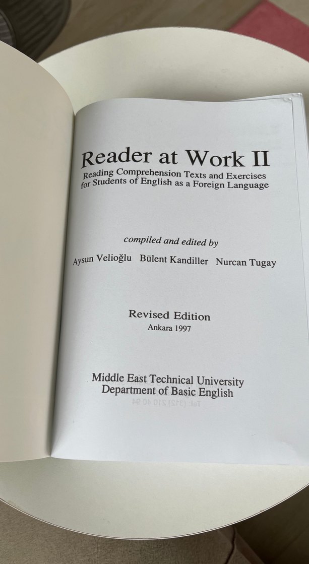 Reader at Work II - Orta Doğu Teknik Üniversitesi - Görsel 3