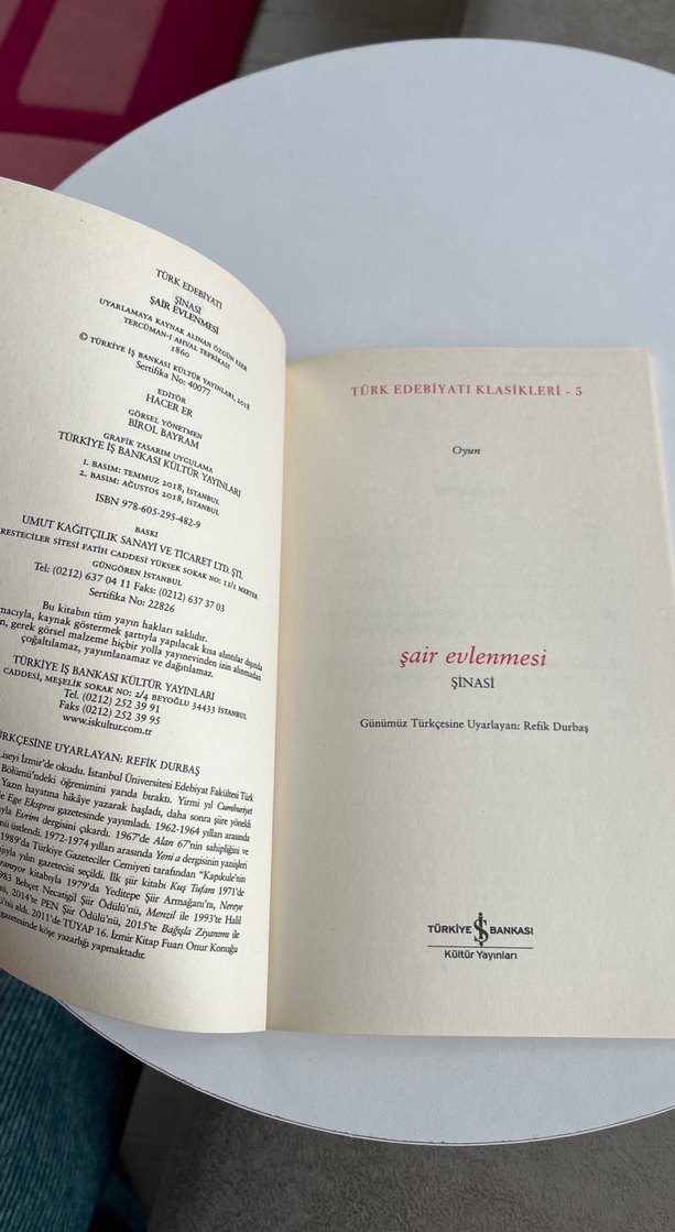 Şair Evlenmesi - Sinasi, Türk Edebiyatı Klasikleri - Görsel 3